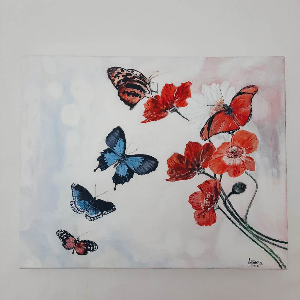 Exercițiu cu fluturi